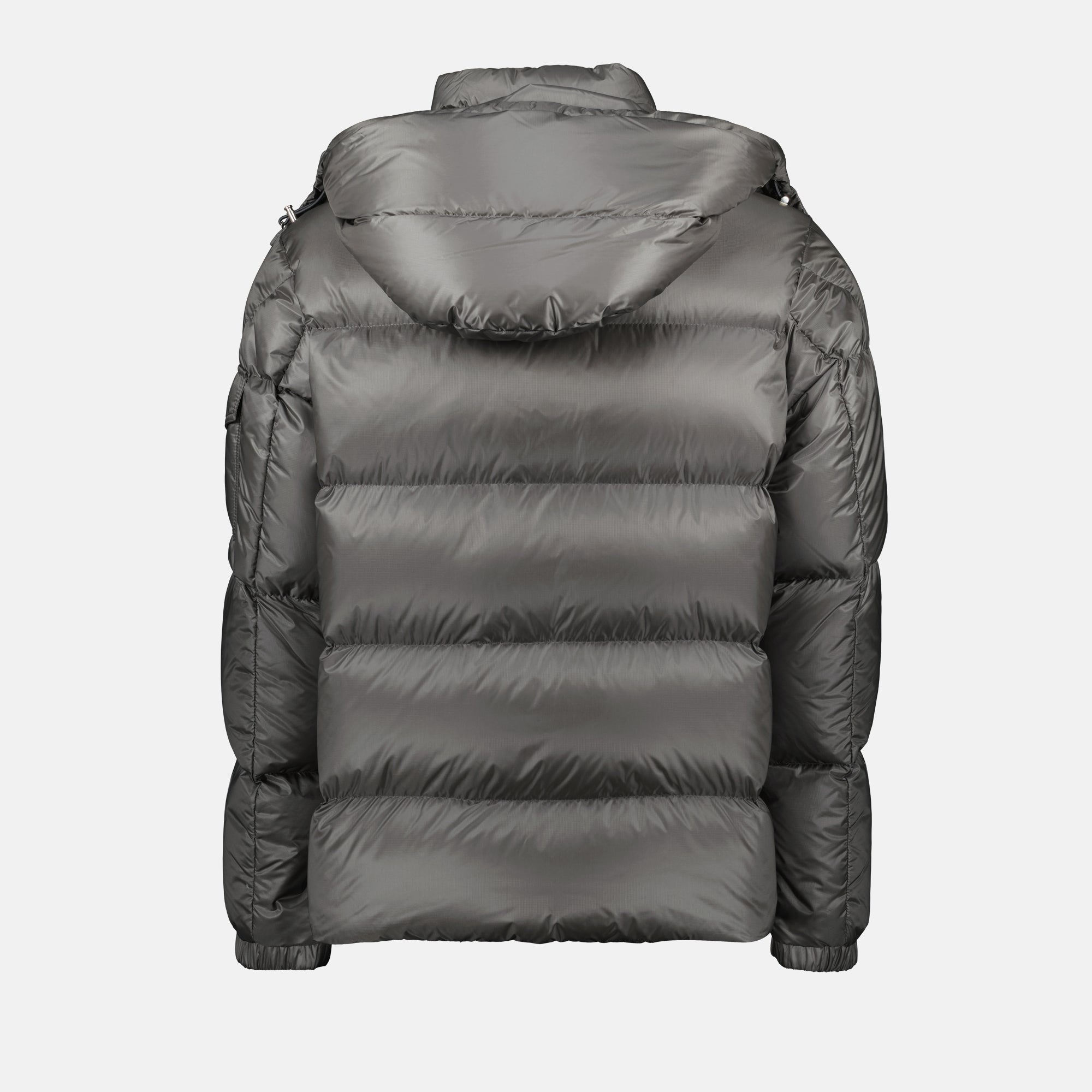 Moncler jacket, grey down jacket, Couyere jacket, water-repellent coat, autumn-winter outerwear