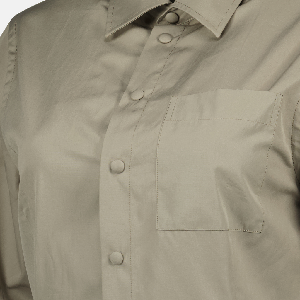 Vestido Camisa de Algodón