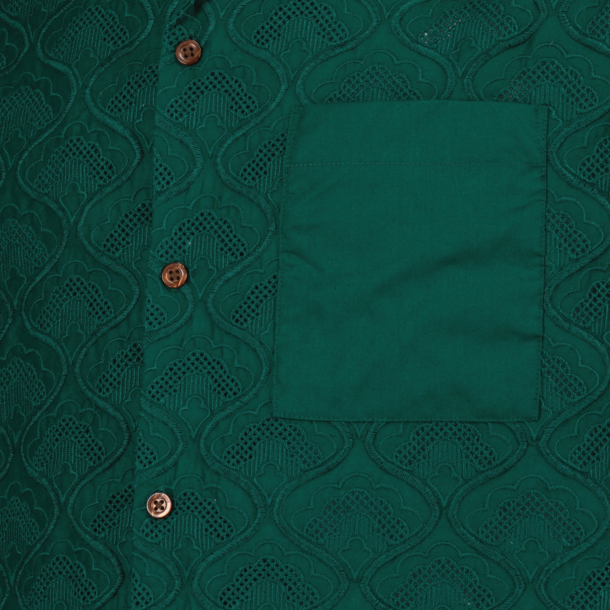 embroidered shirt, Drôle De Monsieur, cotton shirt, men's fashion, tapestry design