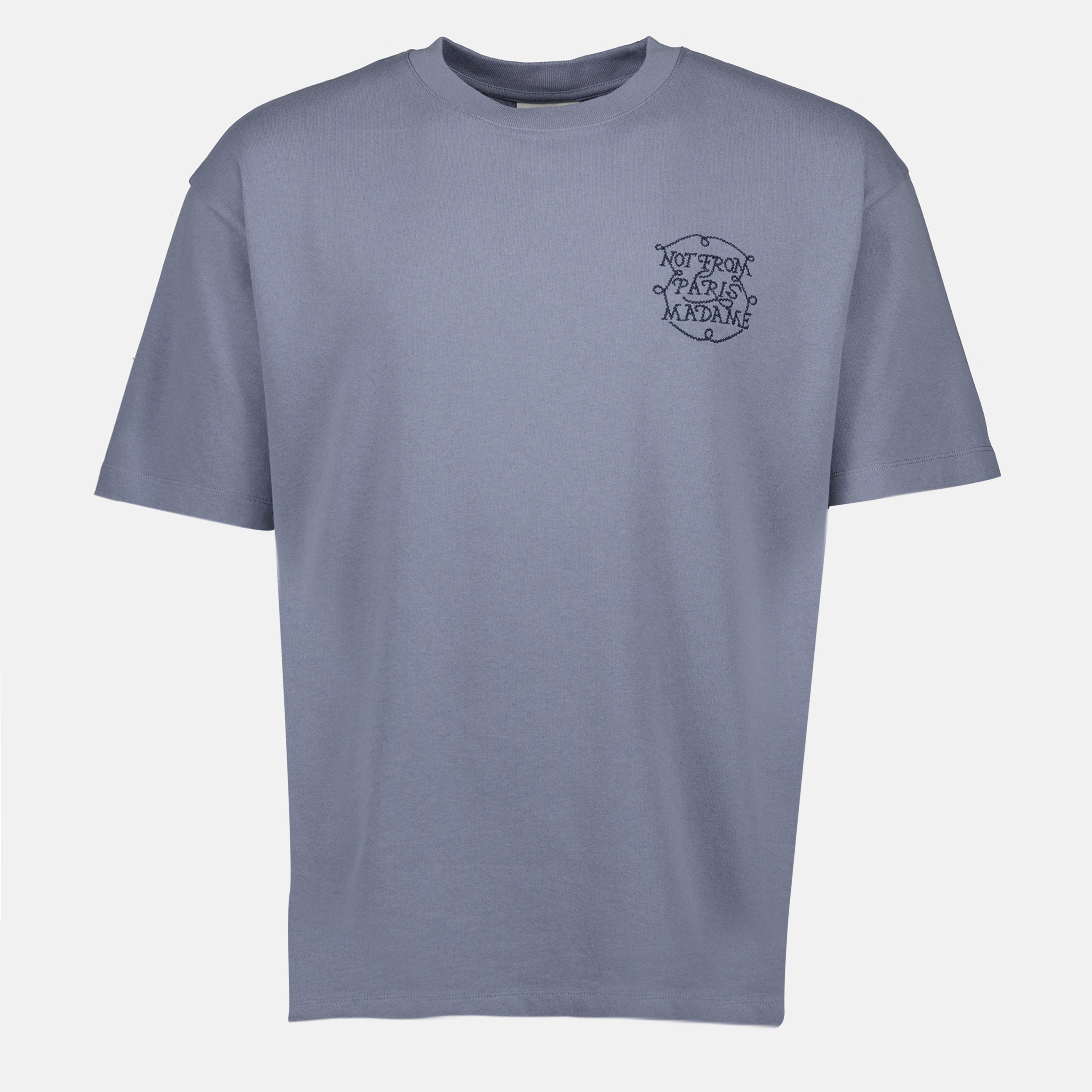 t shirt slogan tresse bleu drole de monsieur men 15241025290620