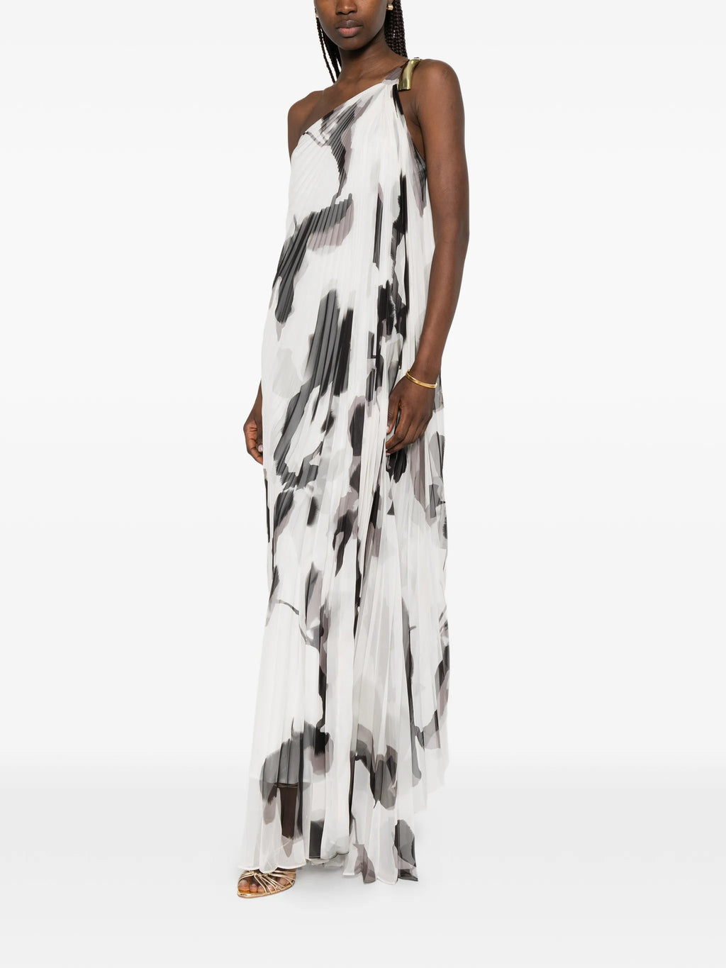 Image of Long Printed Dress by Max Mara for Women - Season Spring-Summer 2026 - Model View 1