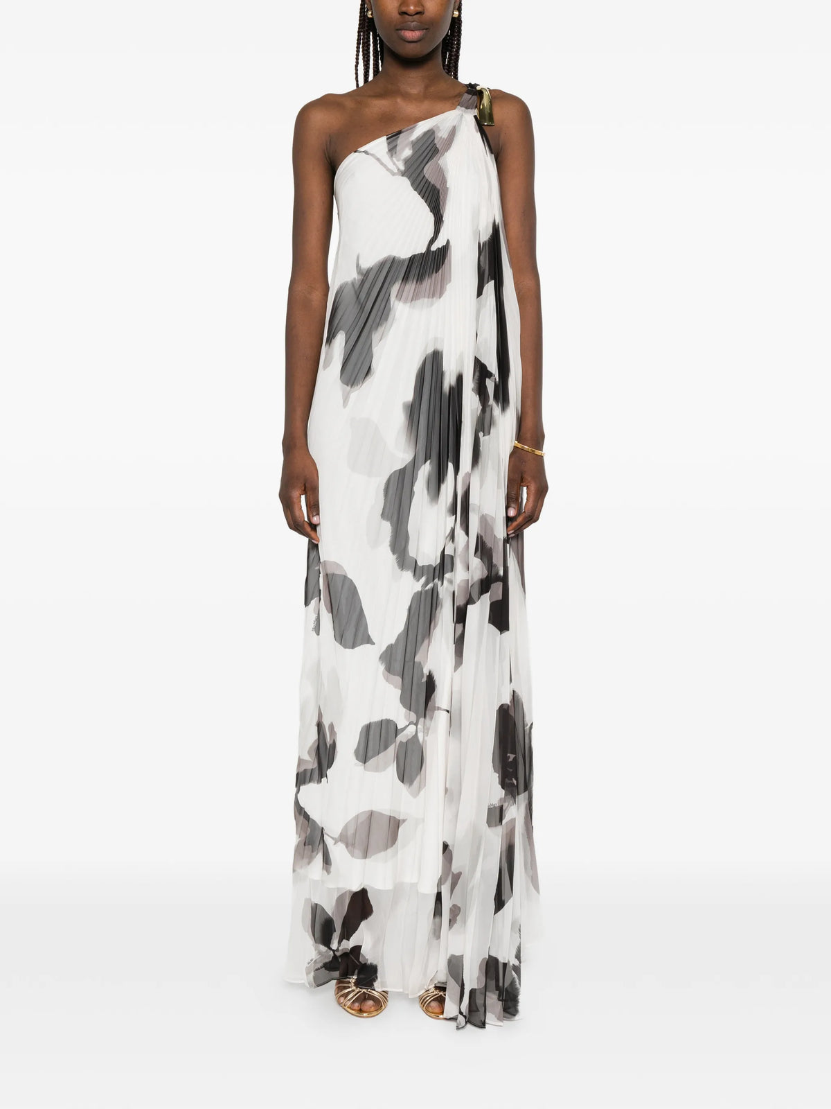 Image of Long Printed Dress by Max Mara for Women - Season Spring-Summer 2026 - Model View 2