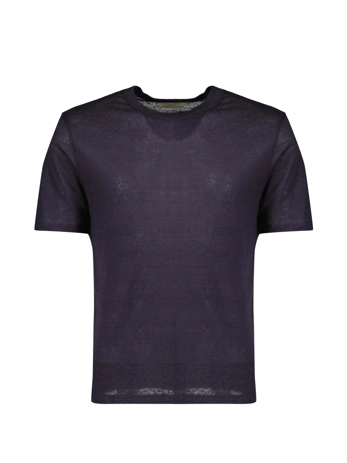 Image of Garment Linen T-Shirt by Officine Générale for Men - Season Spring-Summer 2026 - Model View 1