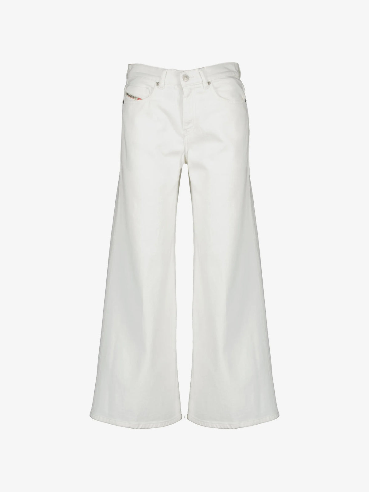 Image of D-Akemi 1978 L28 White Jeans by Diesel for Women - Season Spring-Summer 2026 - Model View 1