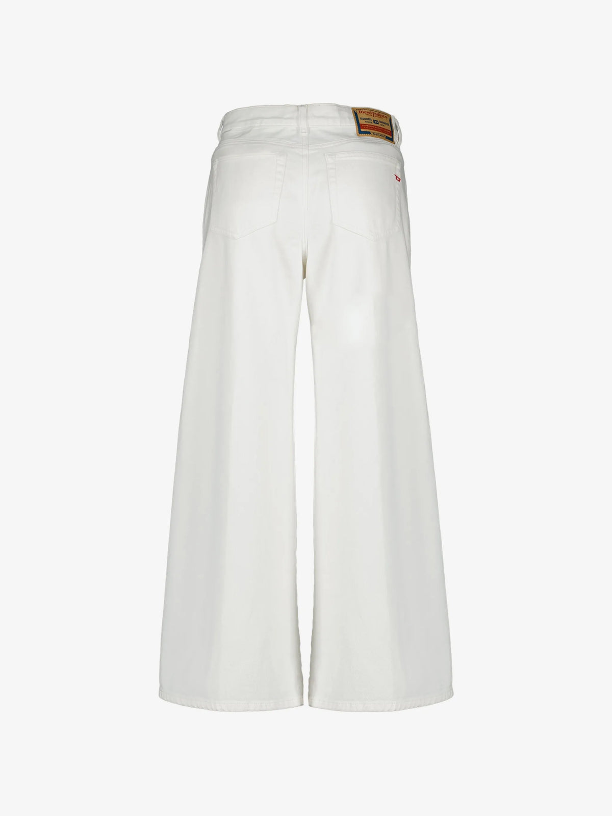 Image of D-Akemi 1978 L28 White Jeans by Diesel for Women - Season Spring-Summer 2026 - Model View 2