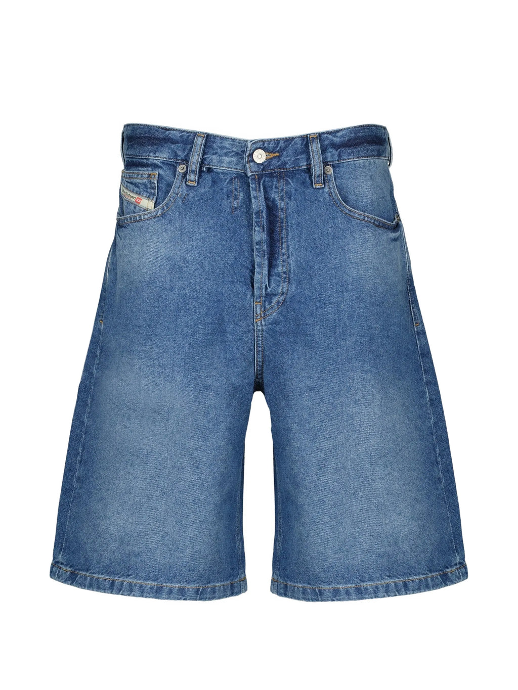 Image of D-Sire Denim Shorts by Diesel for Women - Season Spring-Summer 2026 - Model View 1
