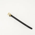 Saffiano leather bracelet, Prada bracelet, black leather accessory, luxury women's accessory, Autumn-Winter 2024 collection