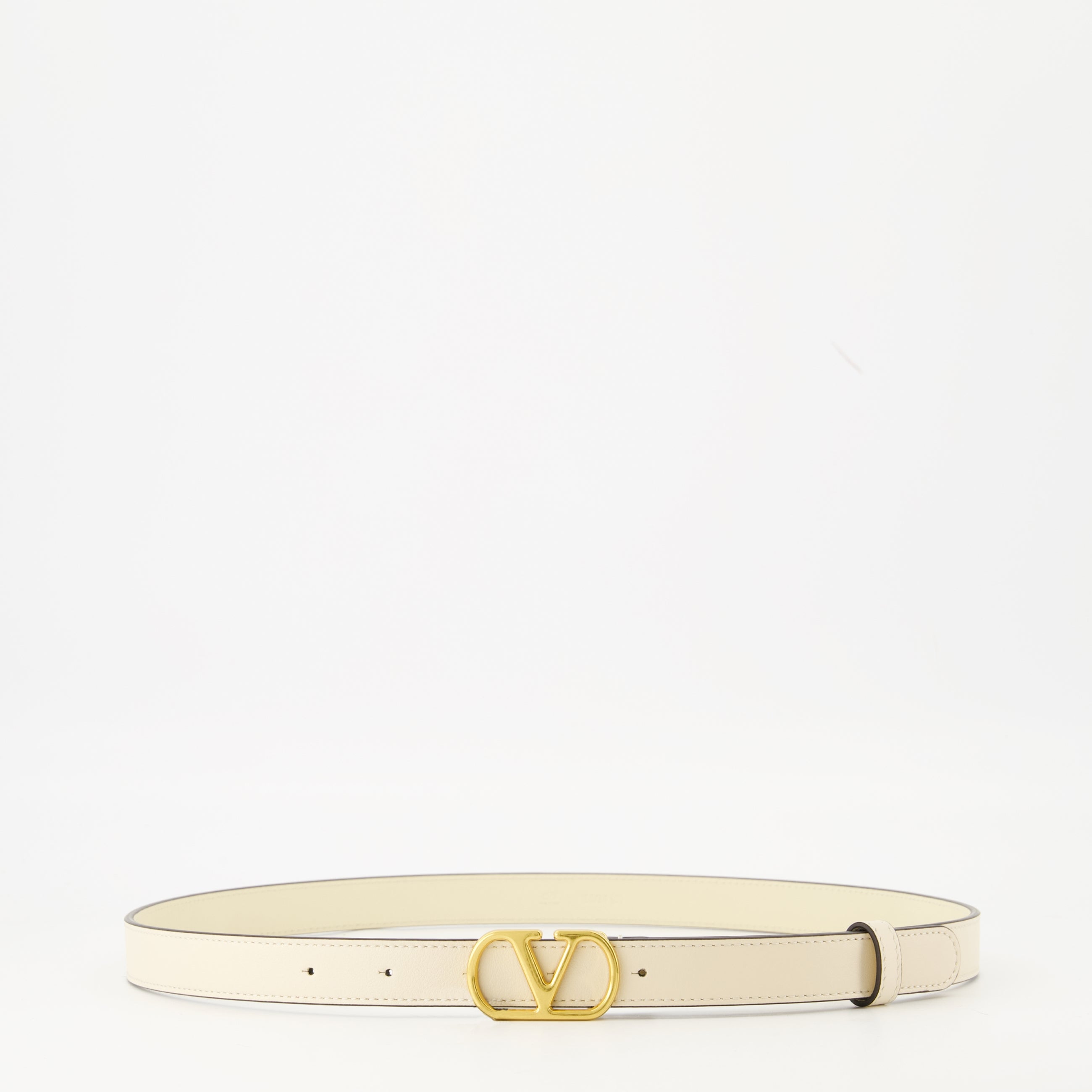 Valentino belt, VLogo belt, white leather belt, luxury accessories, fashion belt