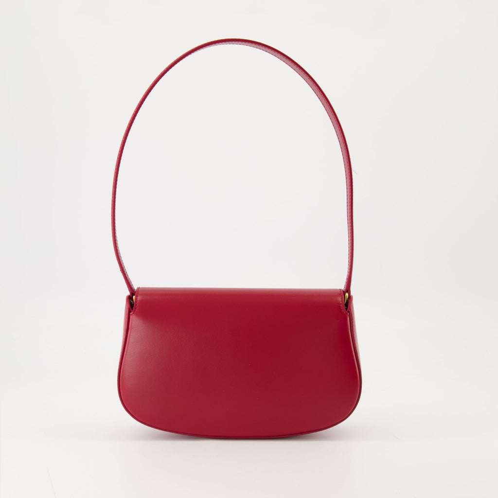 Saint Laurent bag, mini sac Voltaire, red leather handbag, luxury accessories, high-end fashion