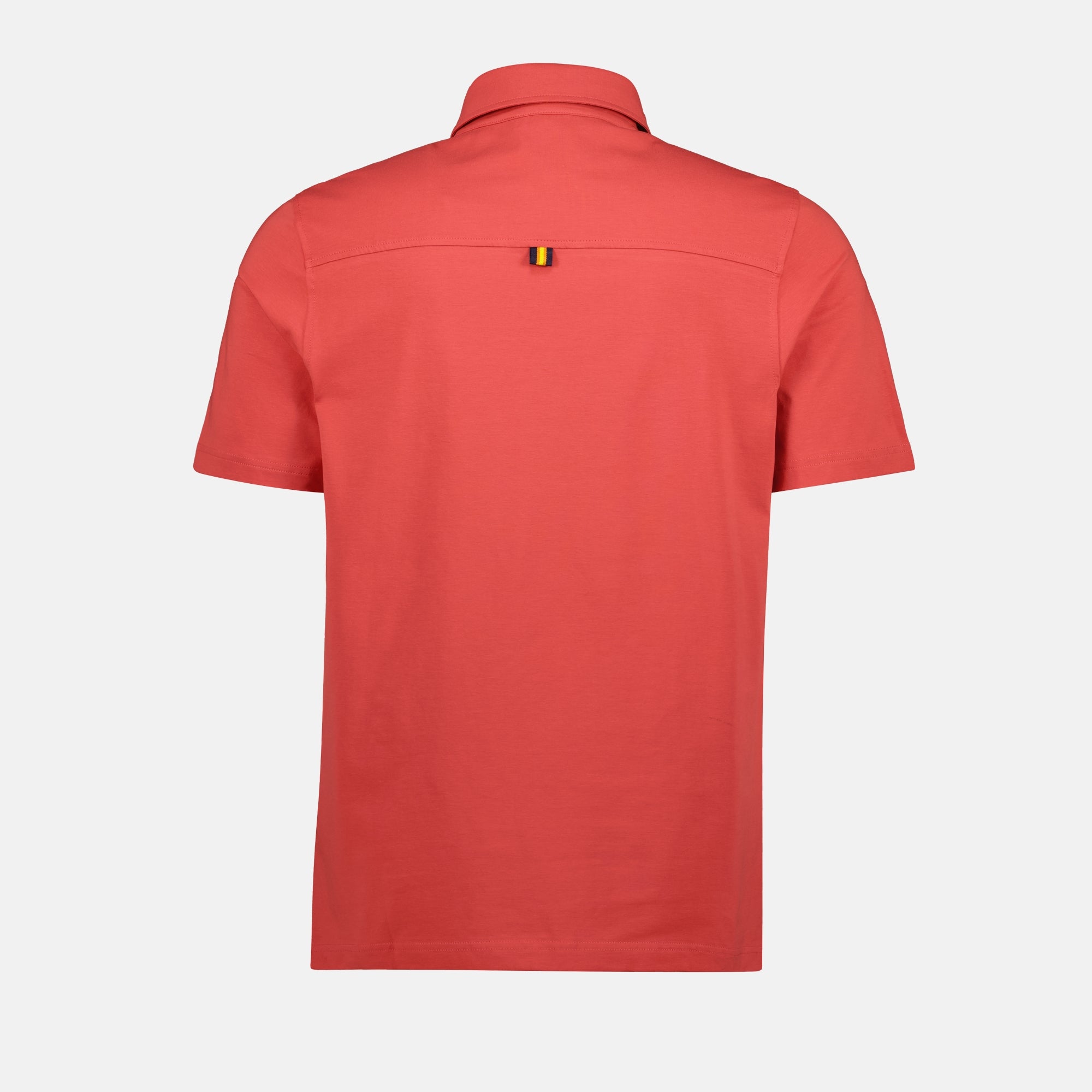 Polo shirt, K-Way, red polo, cotton jersey polo, men's fashion
