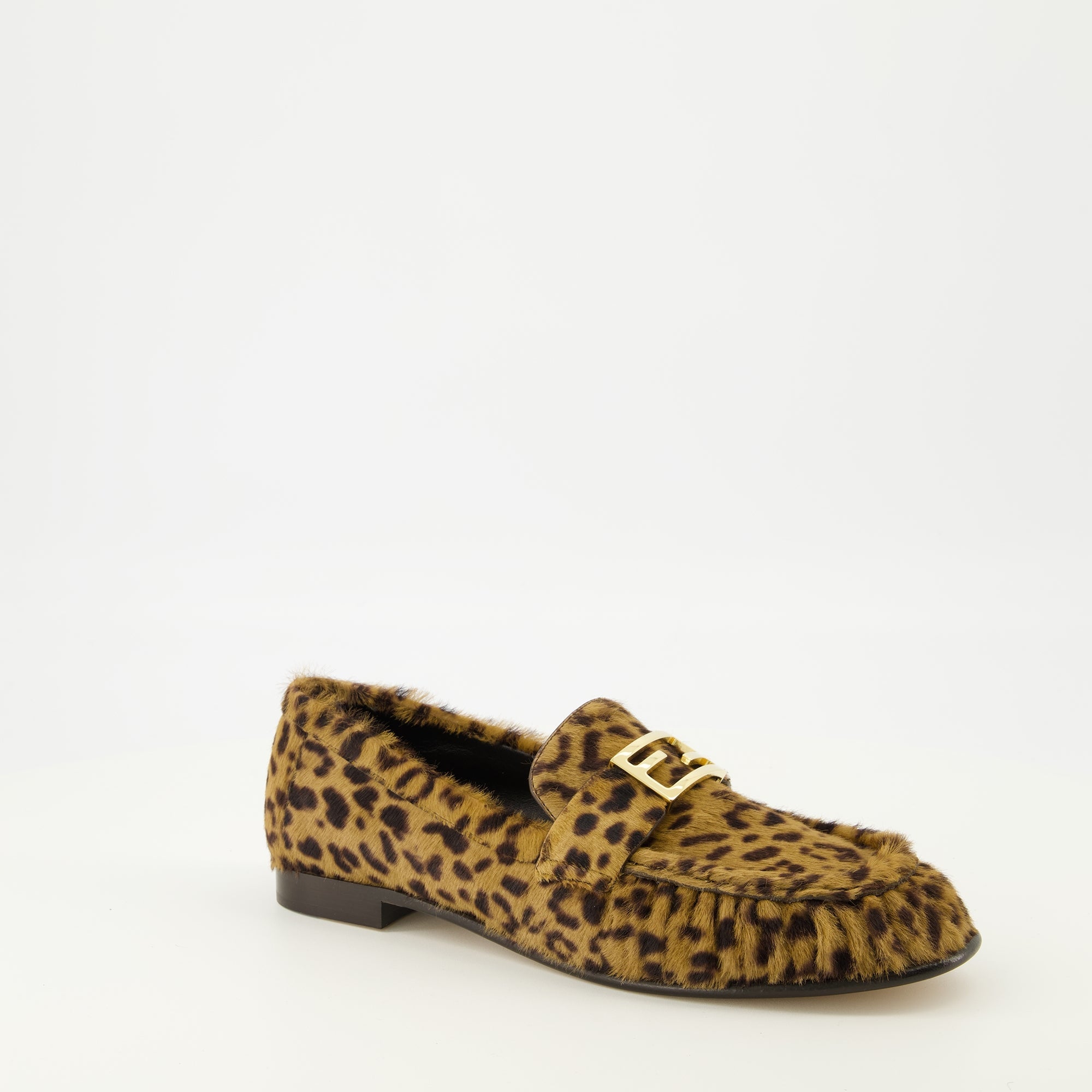Fendi loafers, leopard print shoes, women's fashion footwear, luxury loafers, autumn-winter collection