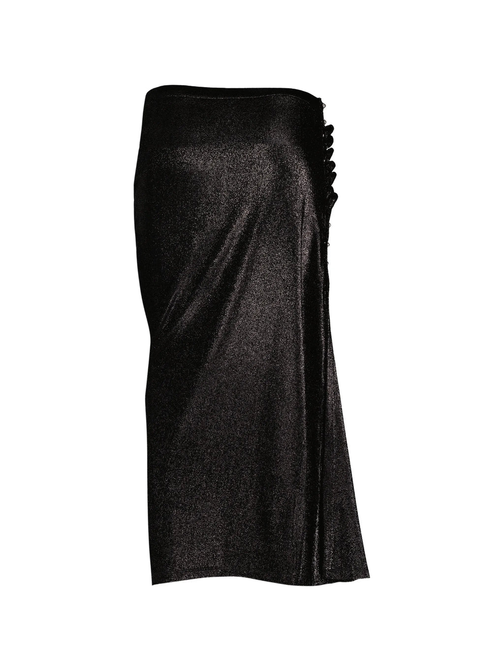 Image of Draped Midi Jersey Skirt by Rabanne for Women - Season Spring-Summer 2026 - Model View 2