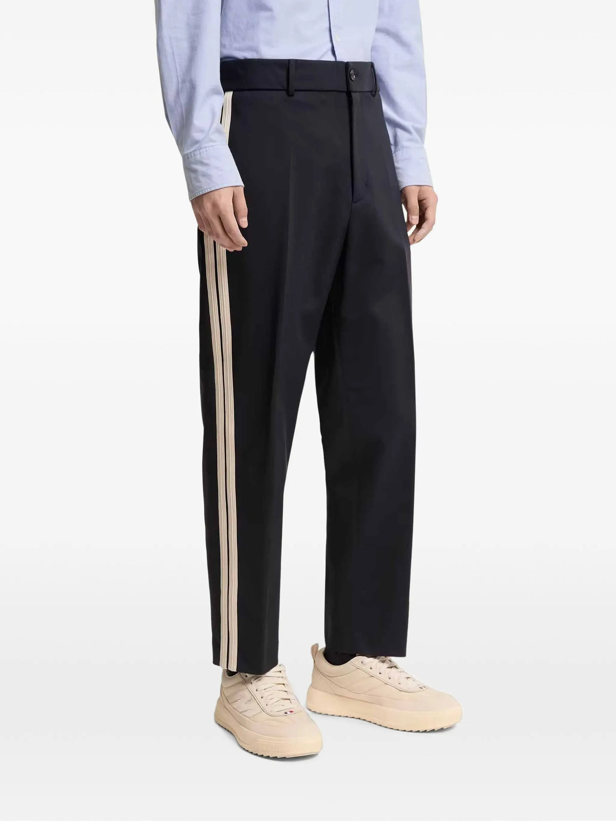 Image of Cotton Trousers by Moncler for Men - Season Autumn-Winter 2026 - Model View 2