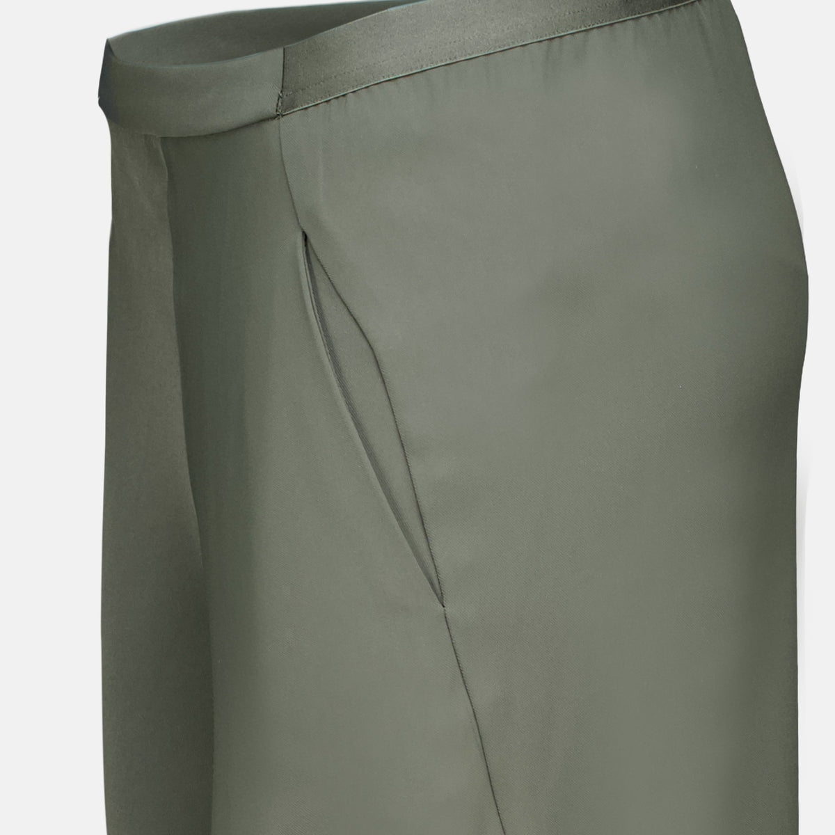 Pantalones Kaki en Crepé