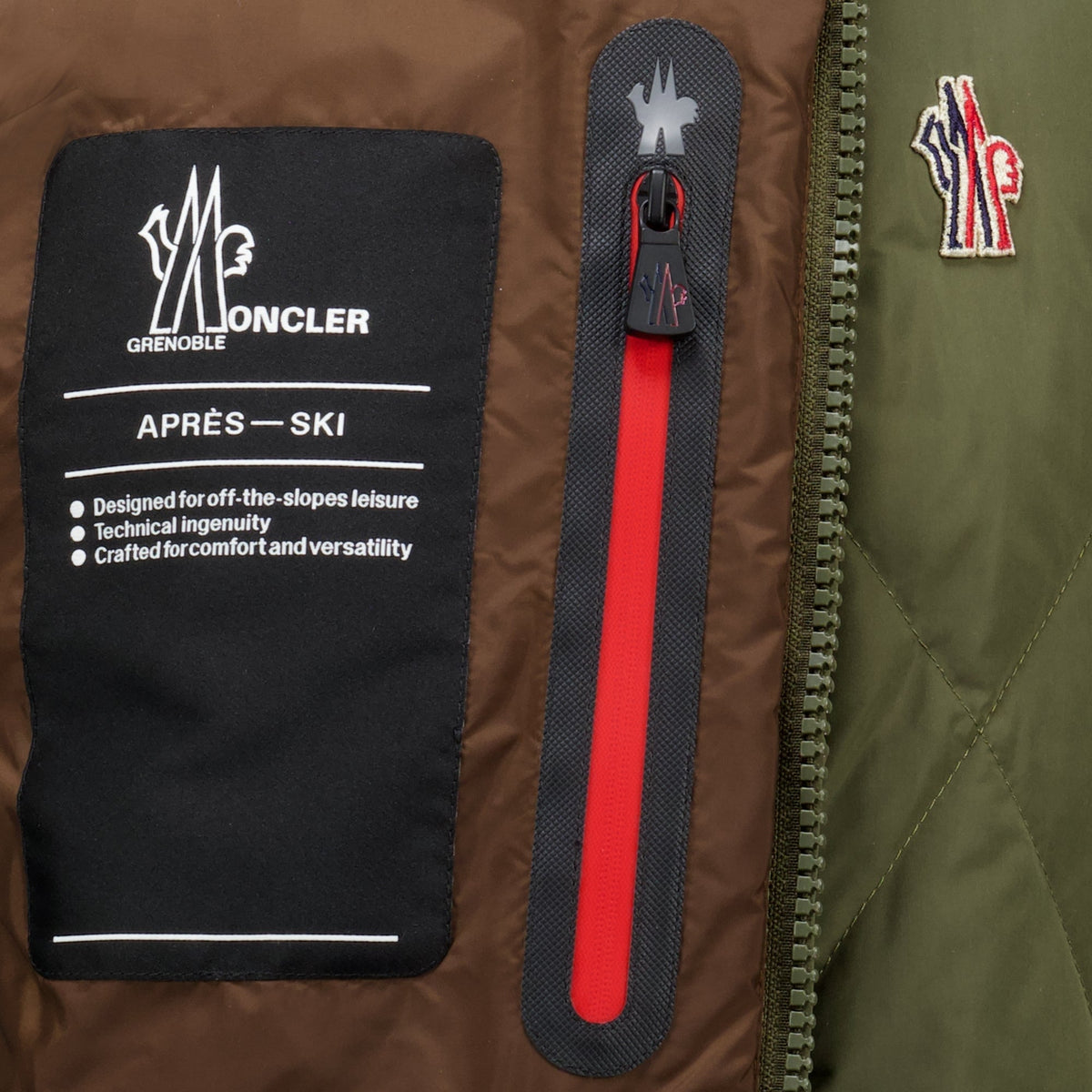 Bramans Skijacke in Khaki