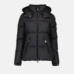 Black Quilted Jacket, Autumn-Winter 2024, Waterproof Polyester Jacket, Luxury Outerwear, Elegant Jacket