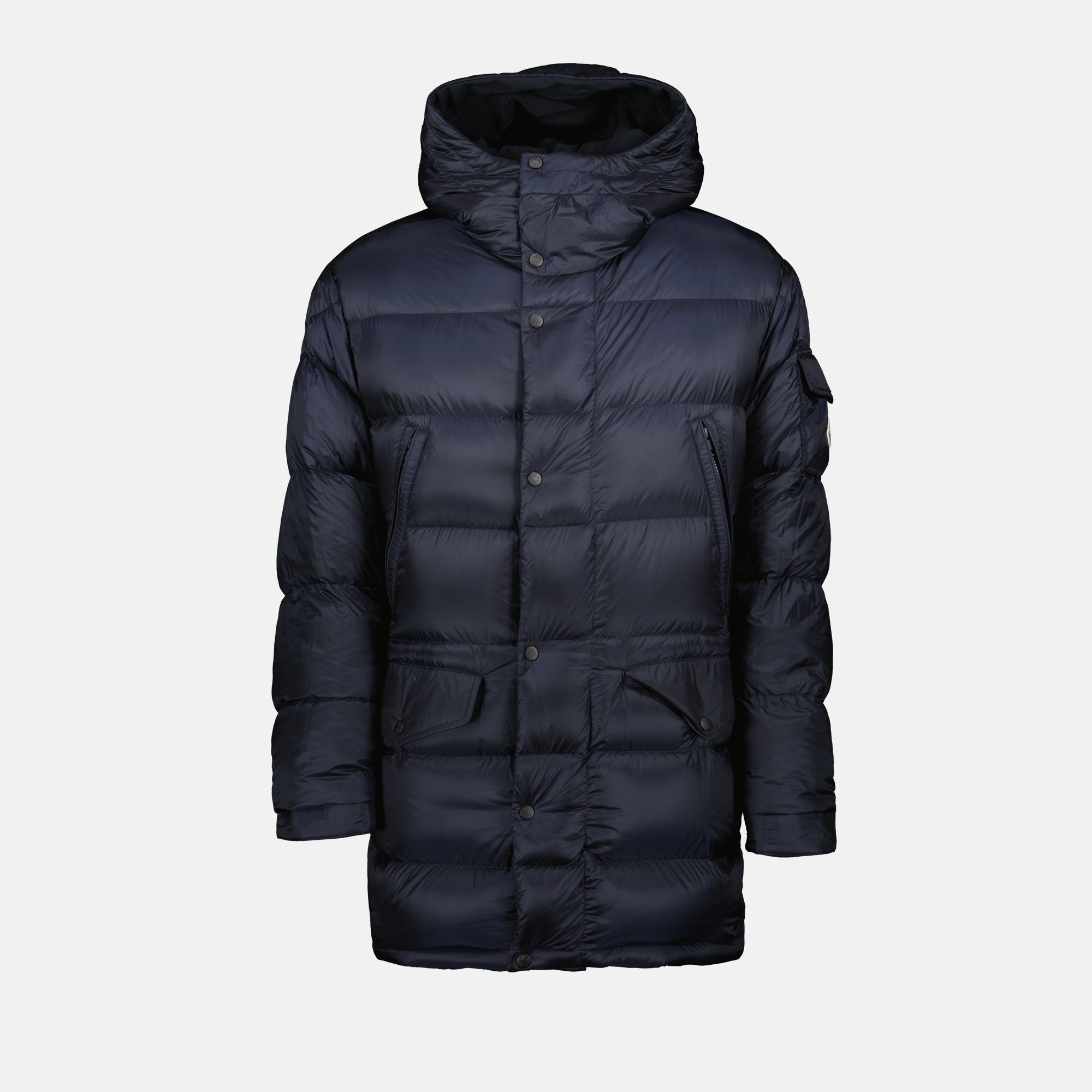 Reversible jacket, Cotton jacket, Quilted jacket, Blue jacket, Moncler jacket
