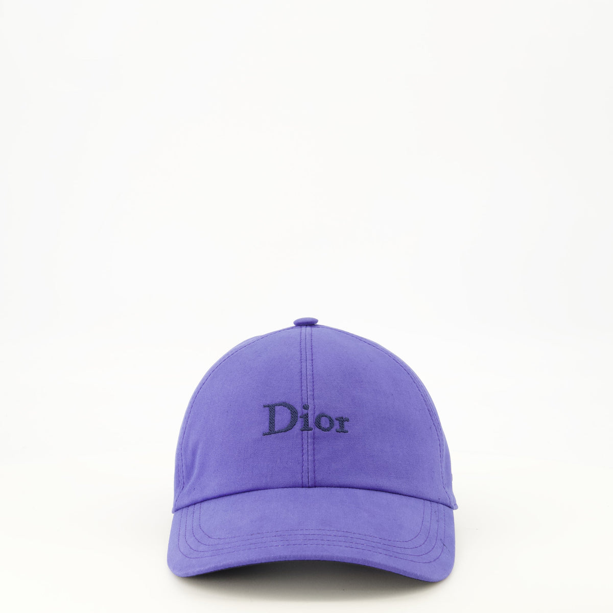 Casquette en coton brodé