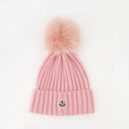 Bild des Pom Pom Wollhuts von Moncler für Damen - Saison Herbst-Winter 2025 - Vorderansicht