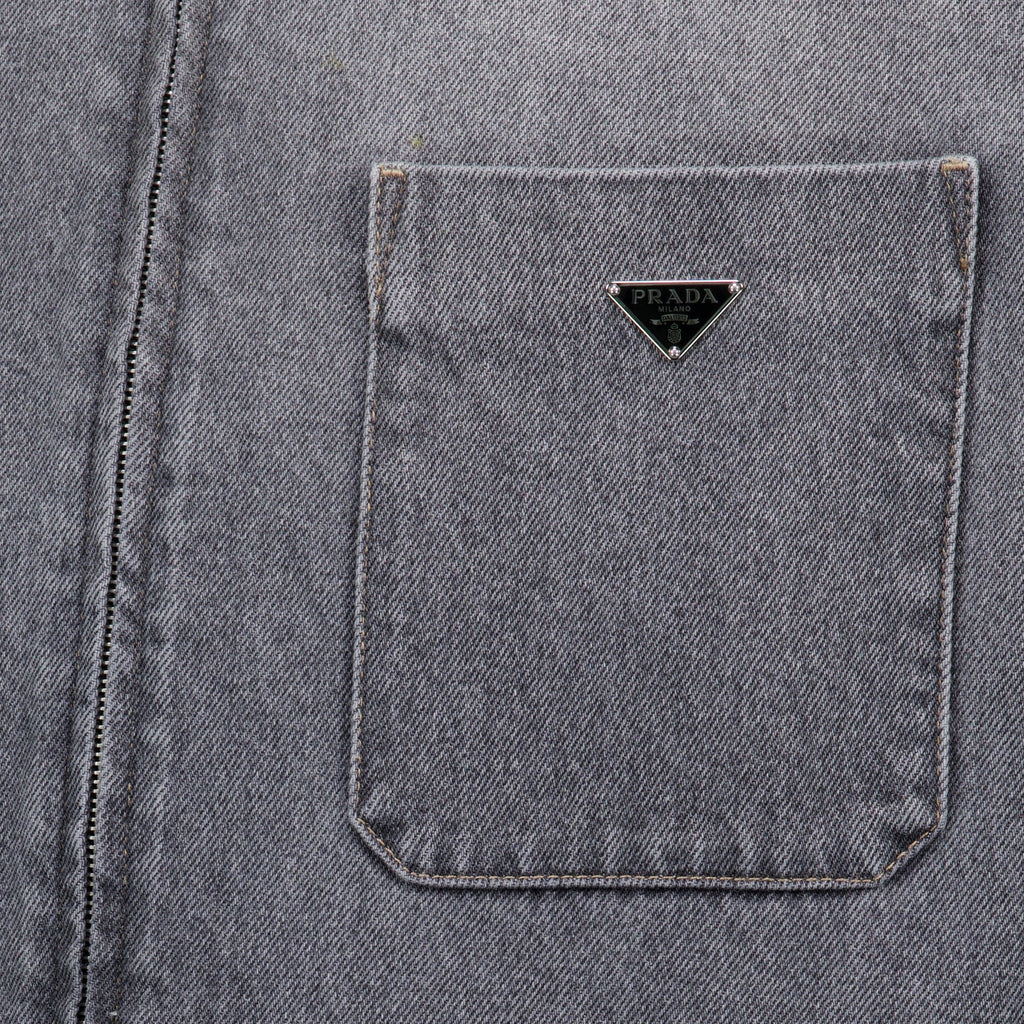 Camisa de Denim Negra
