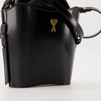 Ami Paris bag, bucket bag, calf leather accessory, autumn winter collection, unisex handbag