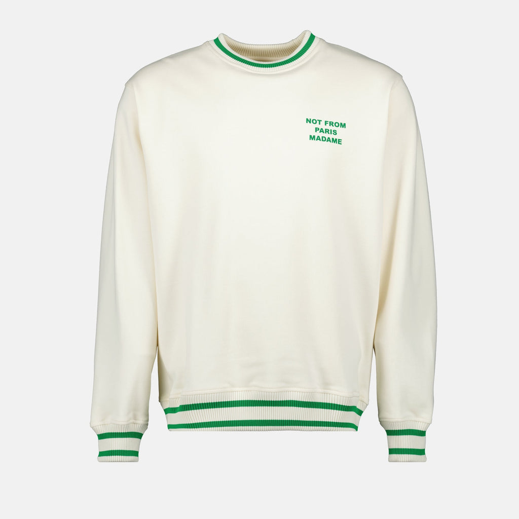 Sudadera bicolor con logo