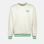 Sudadera bicolor con logo