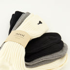 Image of Ami de Coeur Socks by Ami PARIS for Unisex - Season Autumn-Winter 2025 - Detail View 1