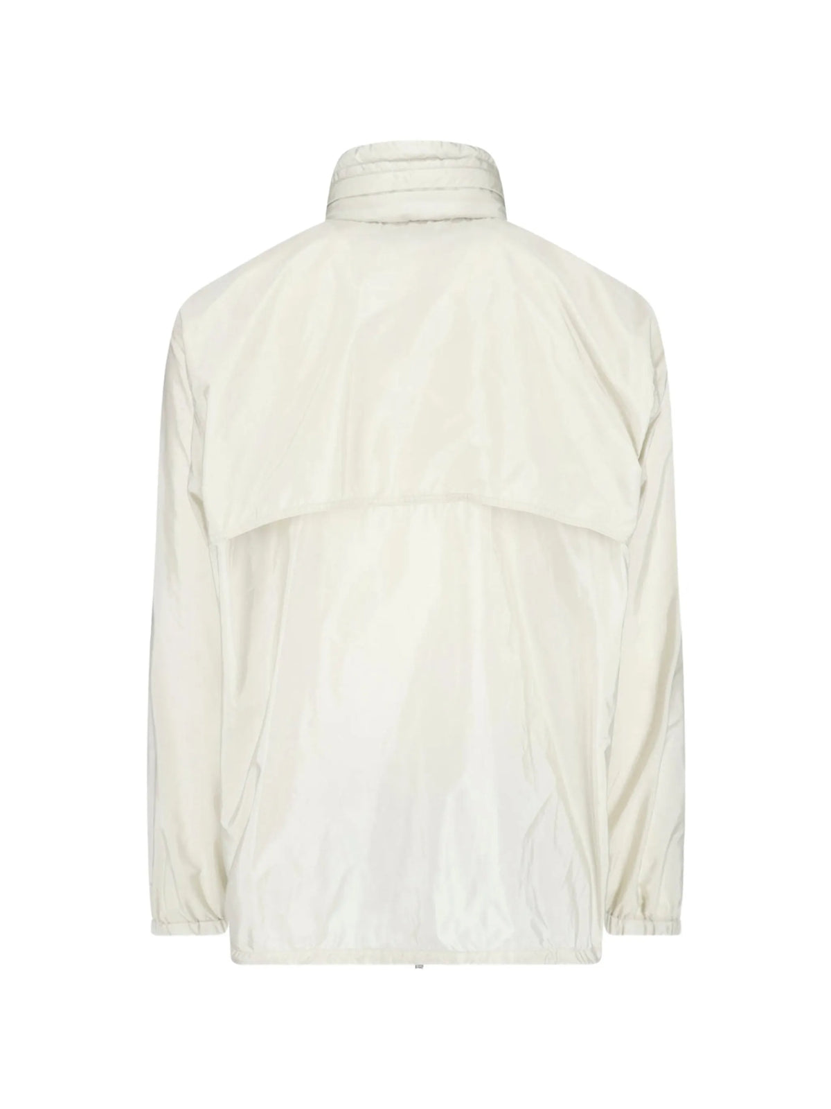 Image of Beige Re-Nylon Jacket by Prada for Men - Season Autumn-Winter 2026 - Model View 1