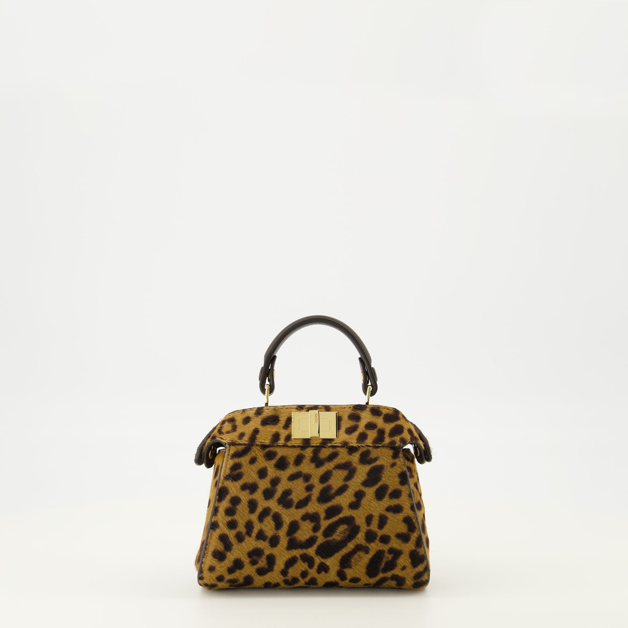 Fendi Peekabbo bag, leopard print handbag, calf leather bag, luxury accessories, fashion handbag