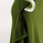 Image de jupe longue Vener verte de Christopher Esber pour femmes - Saison Printemps-Été 2026 - Détail 1
