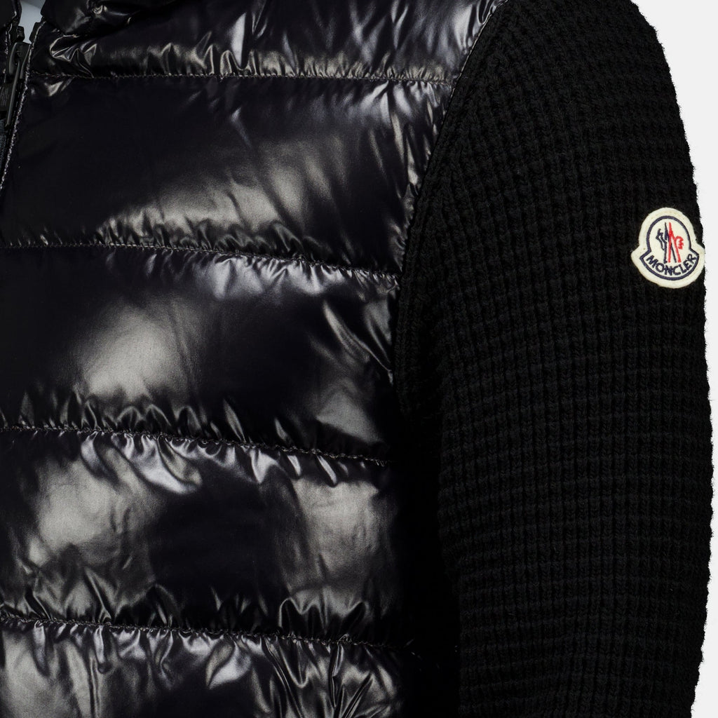 Schwarze Jacke aus Wolle und Kaschmir