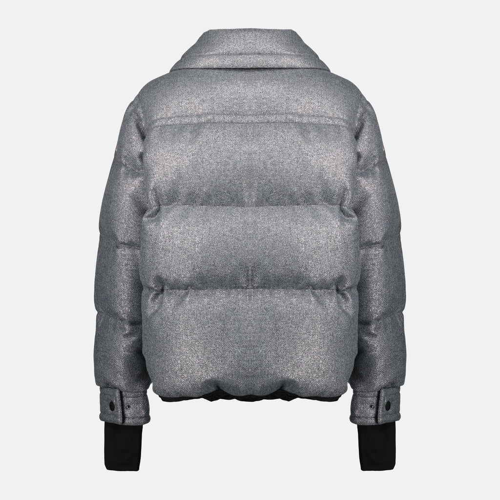 down jacket, Moncler Grenoble, metallic wool, water-resistant pockets, Autumn-Winter collection