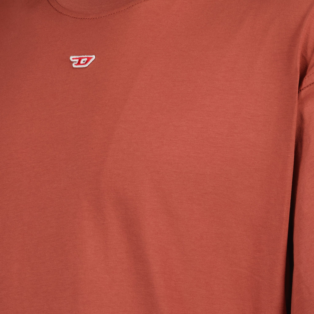 Image of T-Boxt-D Orange T-shirt by Diesel for Unisex - Season Spring-Summer 2025 - Product detail view 2