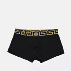 Versace boxers, Medusa Greca, men's luxury underwear, cotton-elastane boxers, Autumn-Winter 2024