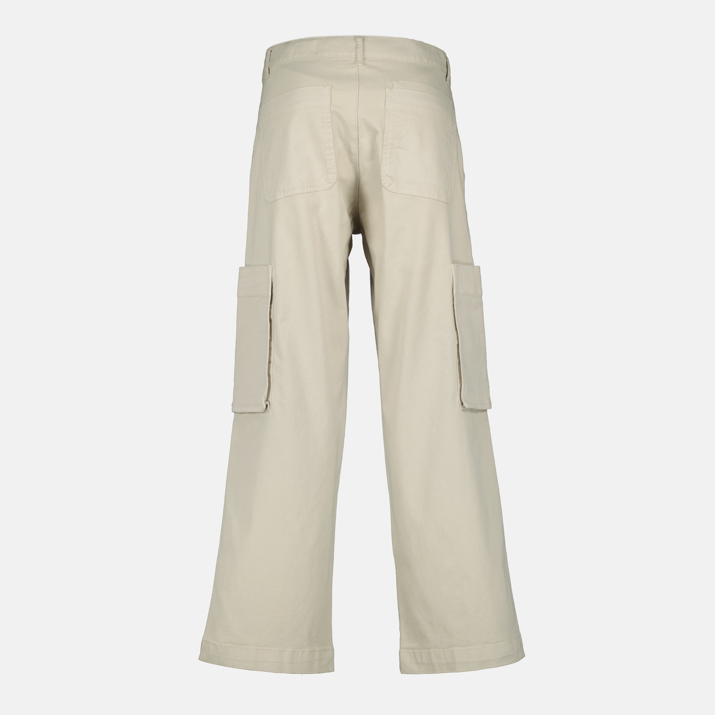 beige cargo pants, Officine Générale, Autumn-Winter collection, five-pocket pants, cotton pants