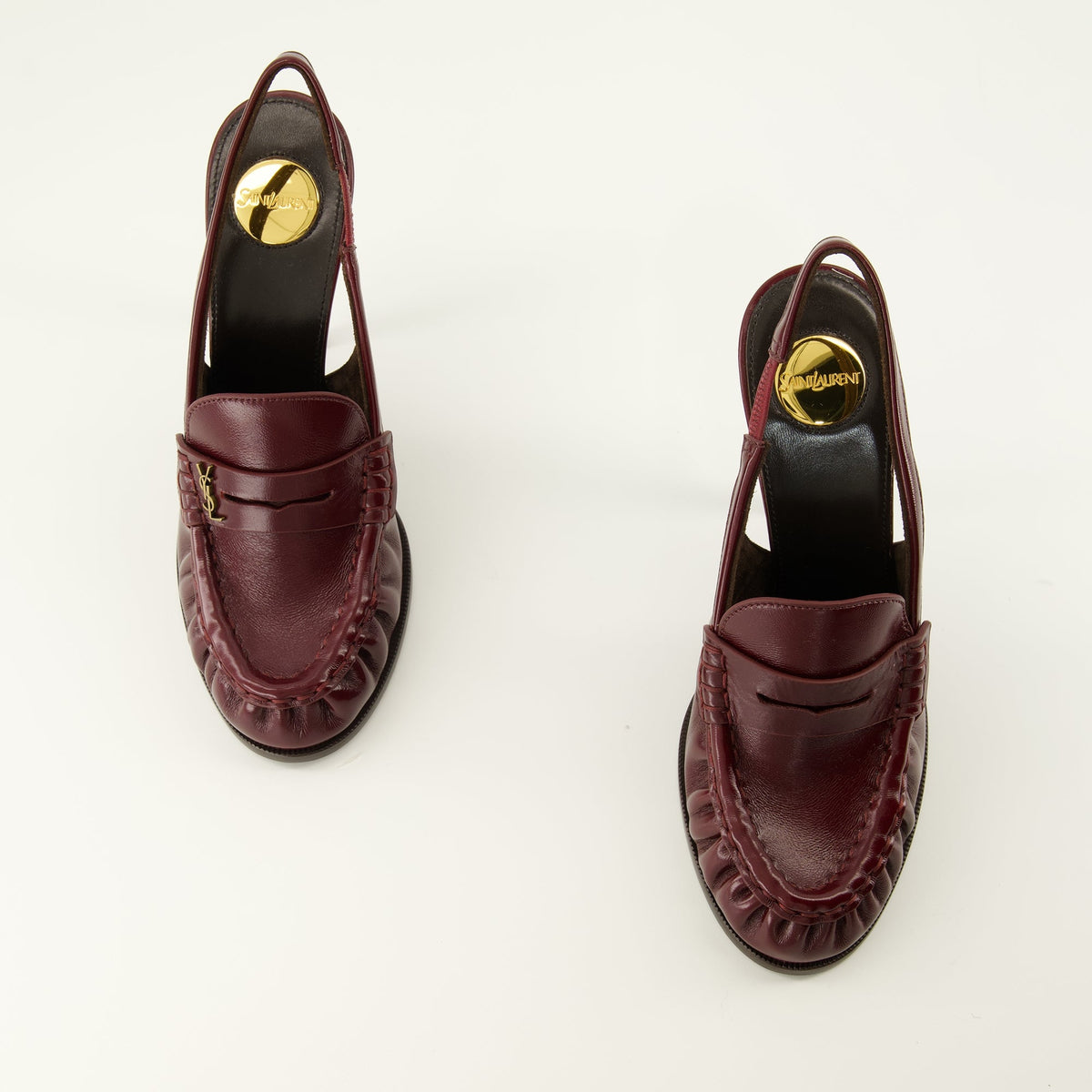 Loafer Slingbacks Bordéus