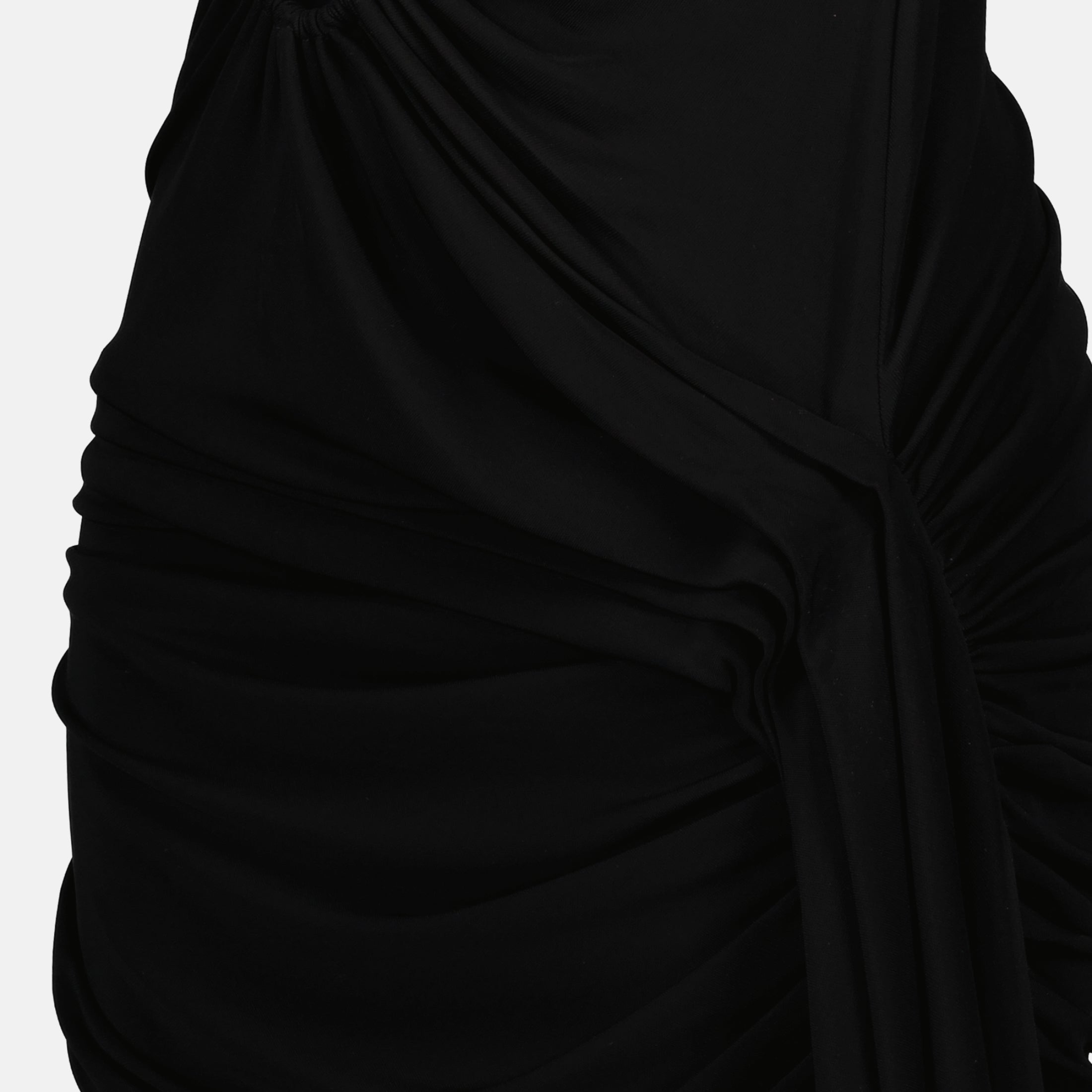 Salacia dress, Christopher Esber, black dress, viscose dress, mini dress