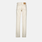 Image of Beige Denim Jeans by Ami PARIS for Men - Season Spring-Summer 2025 - Detail View 2