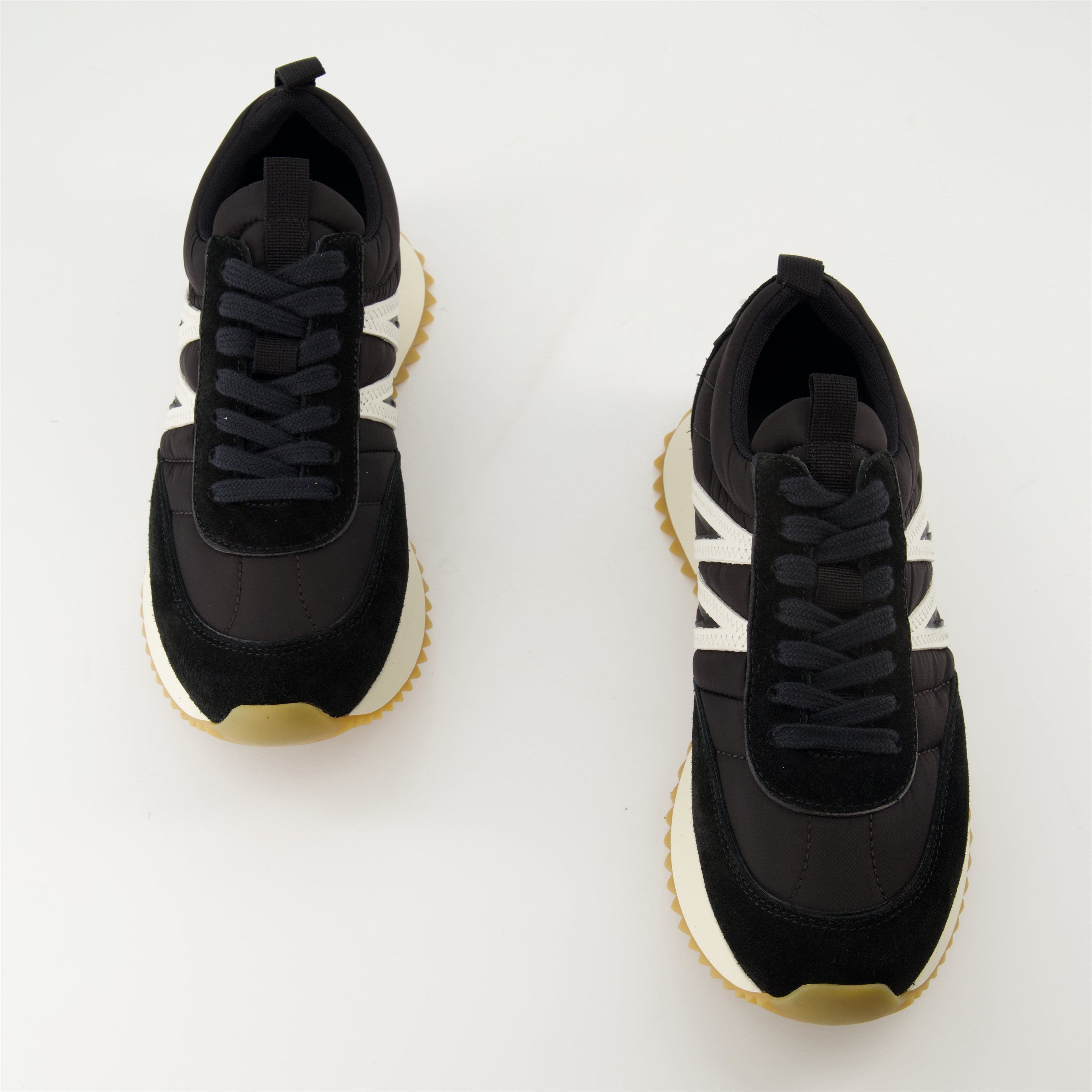 nylon sneakers, Pacey model, black sneakers, signature logo, trendy footwear