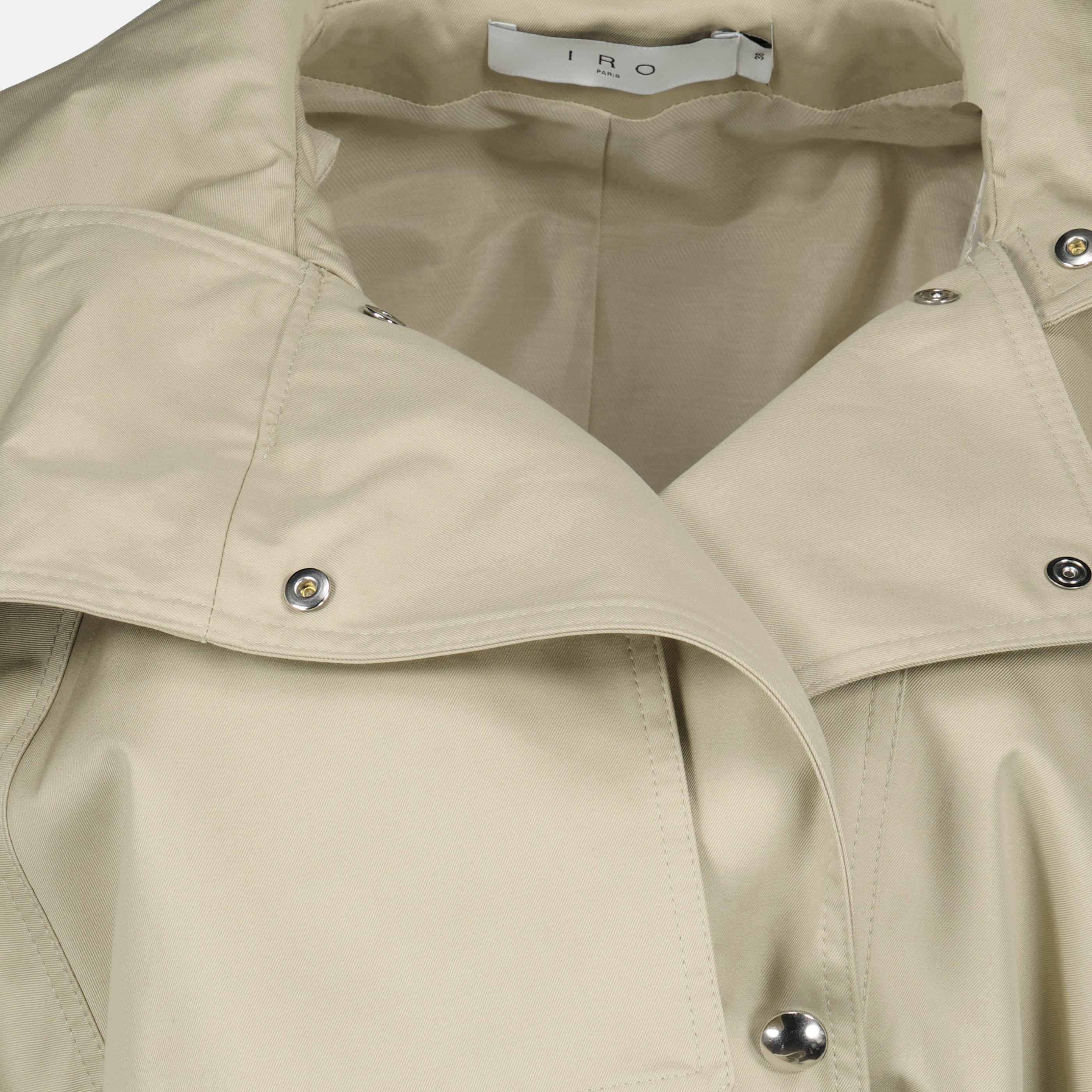 Manteau Trench Court Iro Beige
