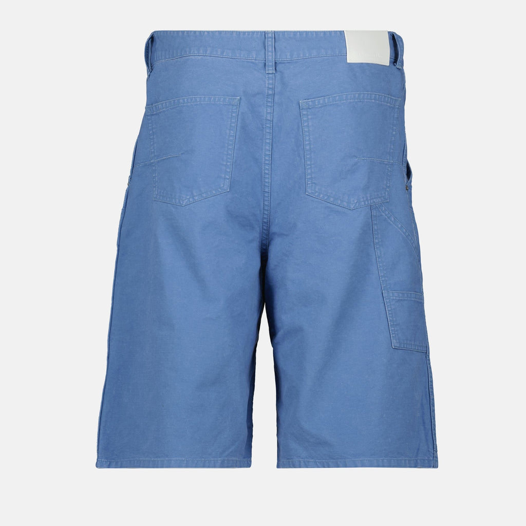 Bilde av blå cargo bermuda shorts fra Dior for menn - Sesong Vår-Sommer 2025 - Bakvinkel