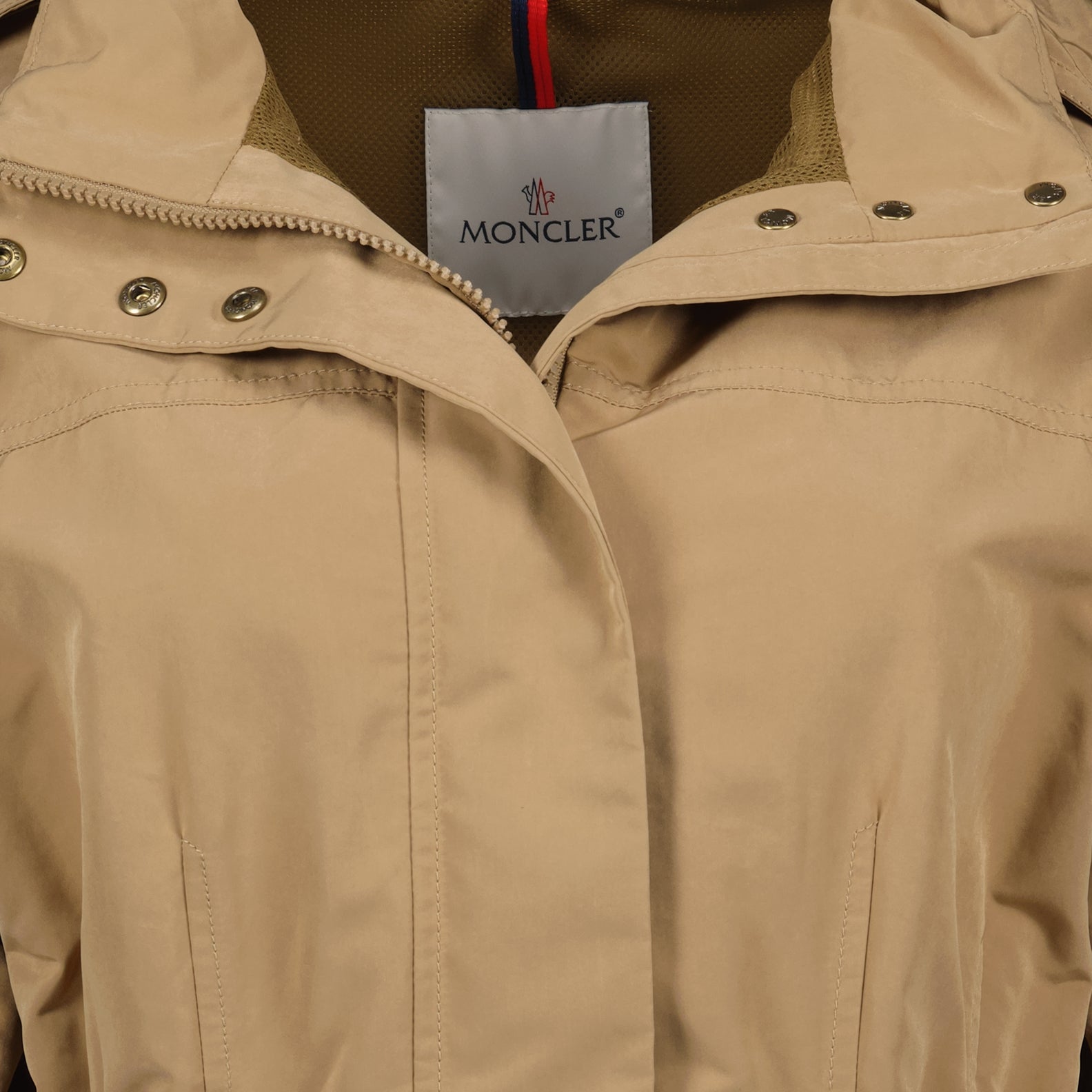 Image of Parka Nades in Brown by Moncler for Women - Season Spring-Summer 2025 - Detail View 8
