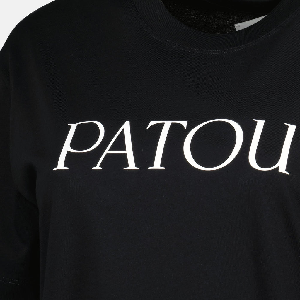 Patou T-Shirt, black t-shirt, organic cotton, fashion essentials, autumn-winter collection