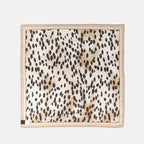 레오퍼드 프린트 실크 스카프 4G