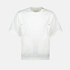 jersey t-shirt, Sacai, white t-shirt, casual wear, Spring-Summer collection