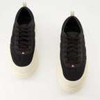 Image of Altive Low Black Sneakers by Moncler for Men - Season Autumn-Winter 2025 - Top View Pair