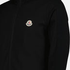 ブラックウールジップジャケット