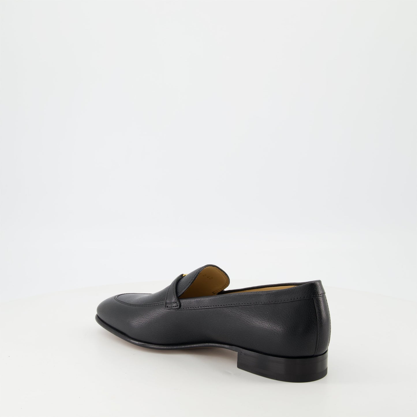 VLogo loafers, leather loafers, Valentino footwear, designer loafers, black loafers