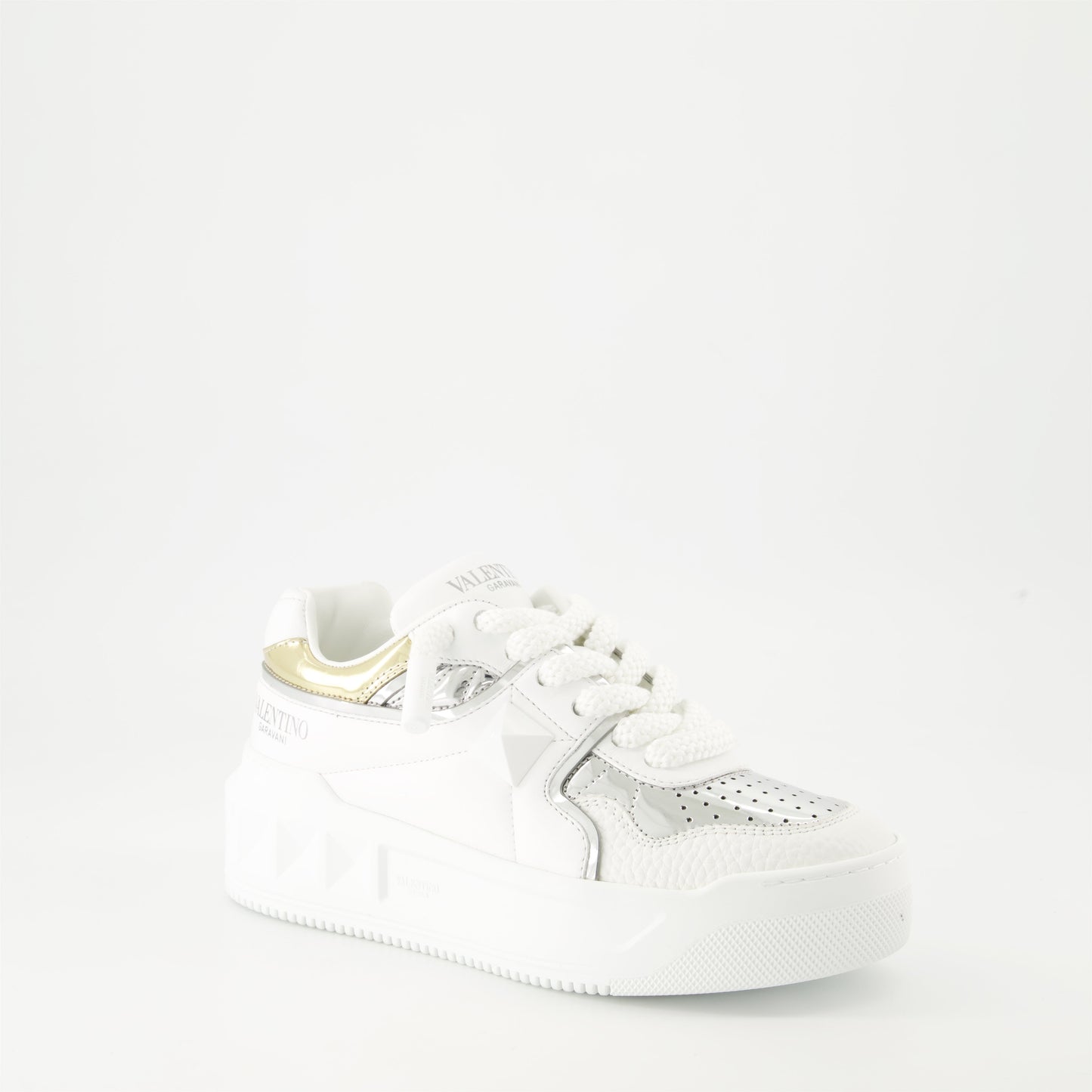 luxury sneakers, Valentino Garavani, nappa leather sneakers, platform sole sneakers, designer footwear